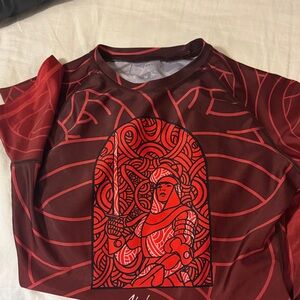 Alchemize jiu jitsu rashguard medium banded bottom